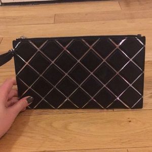 Michael Kors Quilted Black Clutch